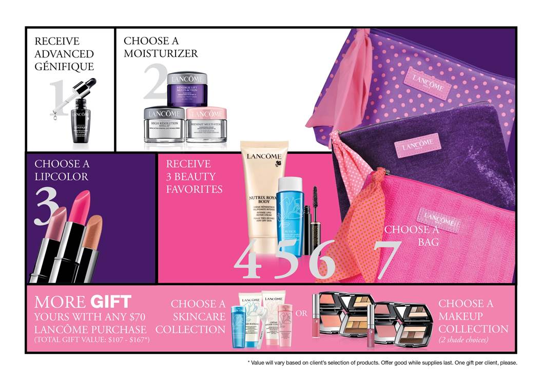 September Is Lancome Gift With Purchase Time At Owasso Belk Plus Sign Up For One Of Three Master Class Events Owassoisms Com