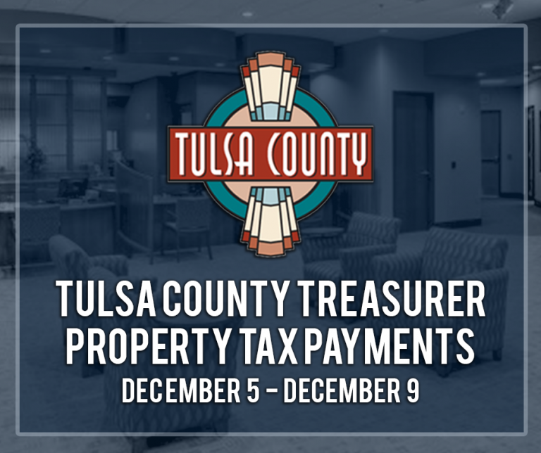 Tulsa County Treasurer Collecting Property Tax in Owasso This Week