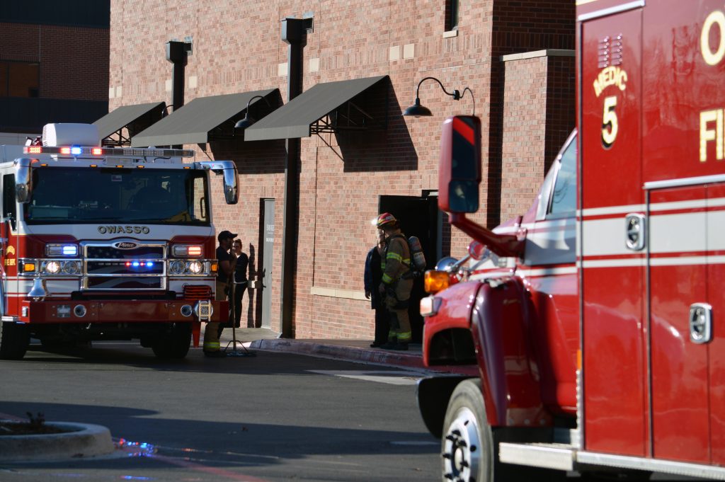 Sprinkler Malfunction Sends Water Pouring into Owasso Business