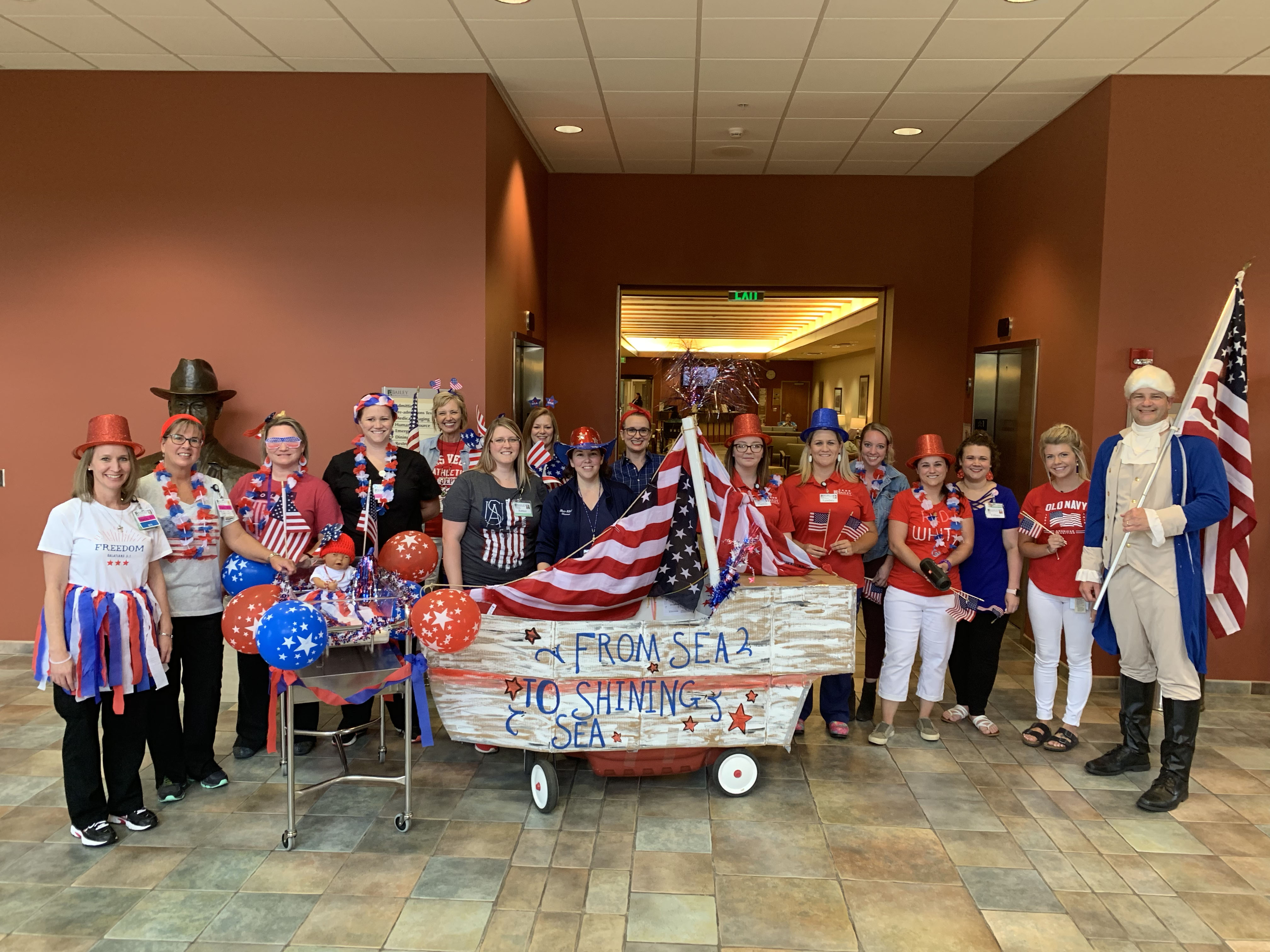 Bailey Christmas Parade 2022 Bailey Medical Center Employees Celebrate with Patriotic Parade