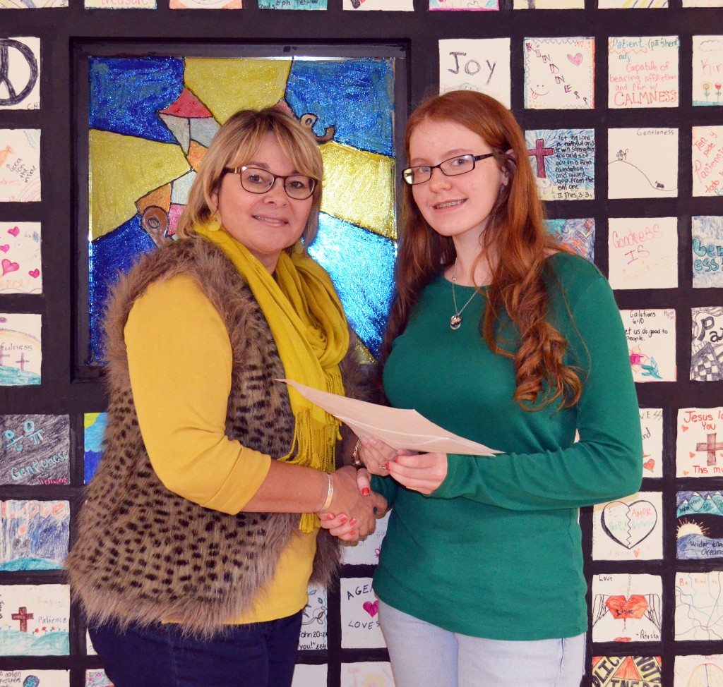 Rcs student wins first place in voice of democracy contest owassoisms